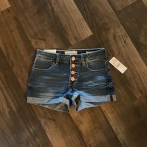Brand new button fly denim shorts -  youth